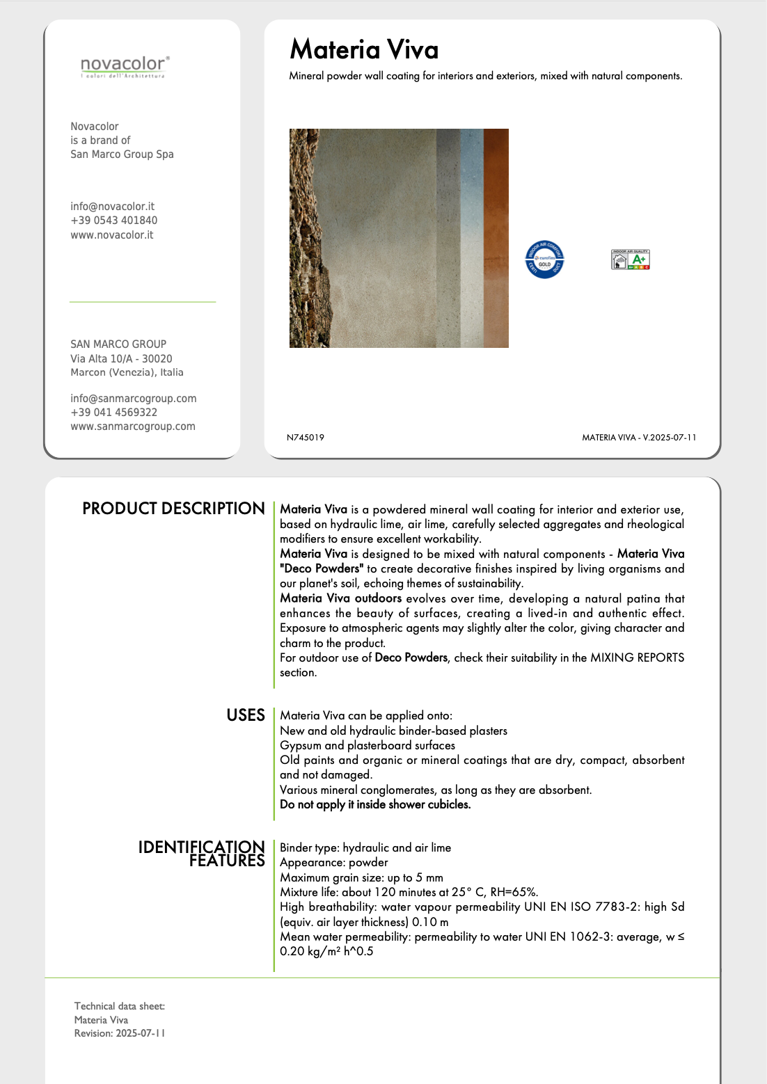 Materia Viva Base Only