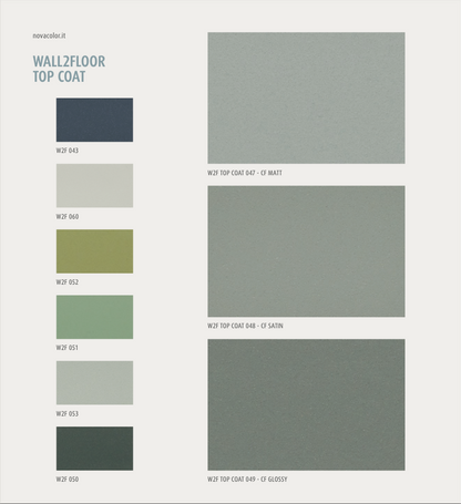 Wall2floor Topcoat (Regular grain)