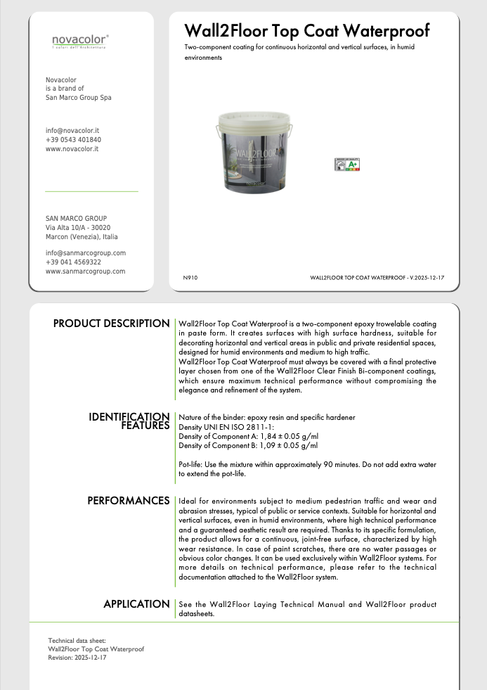 Wall2floor Waterproof