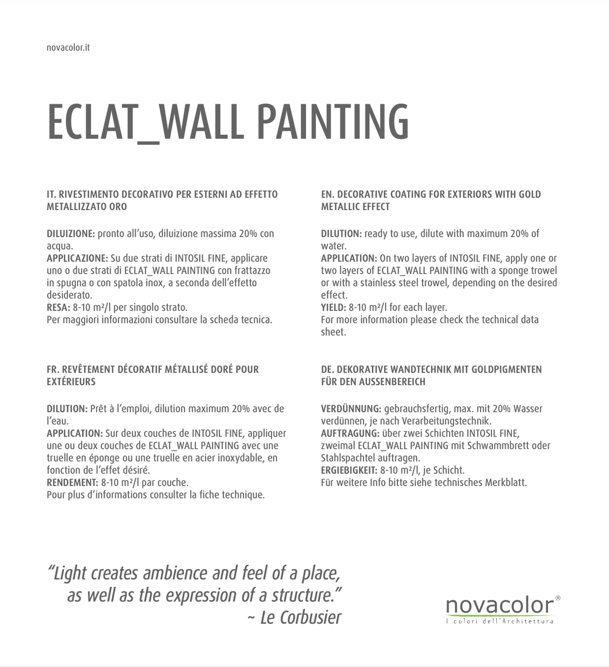Eclat Wall Painting