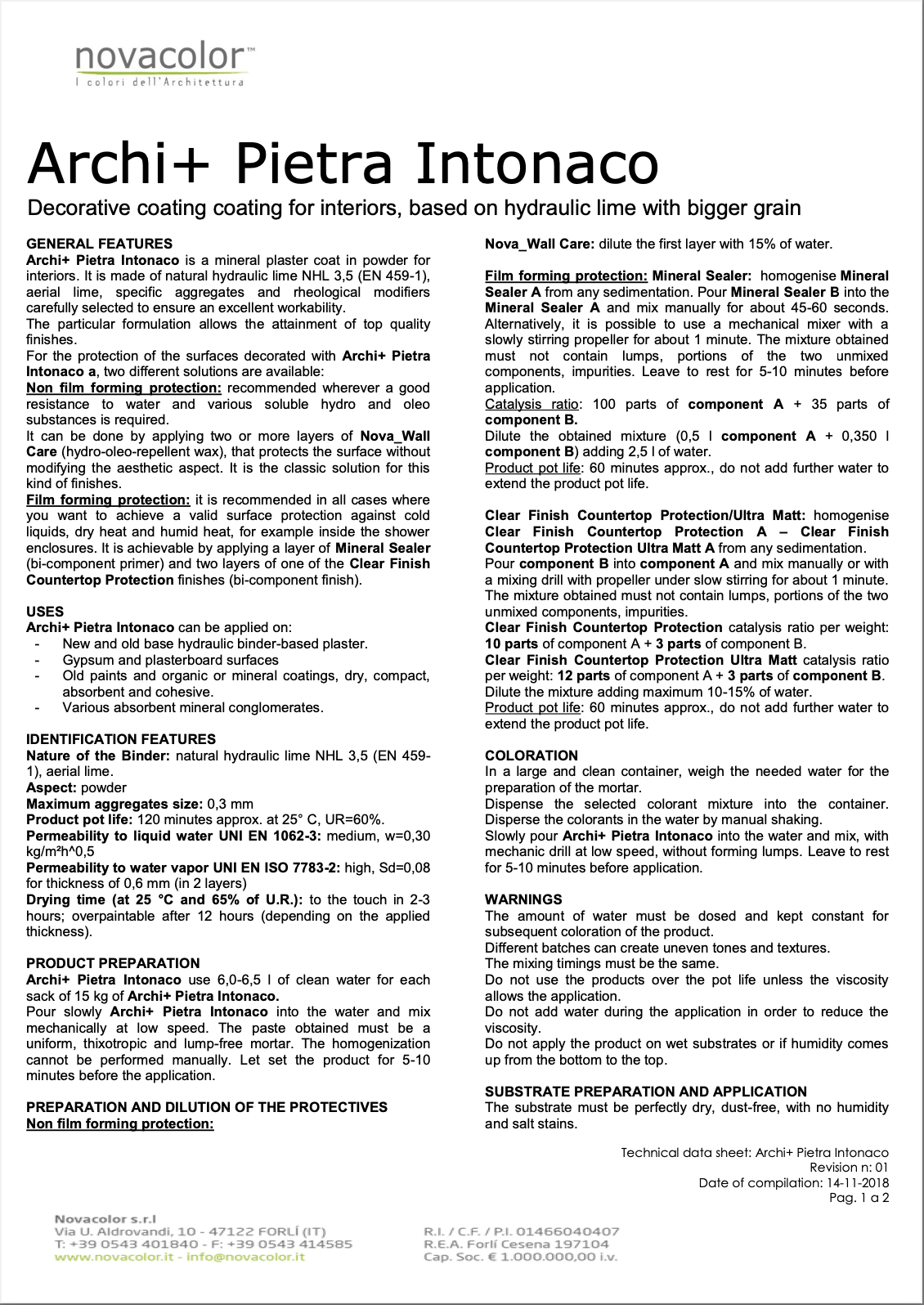 Archi+Pietra Intonaco