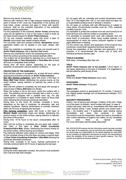 Archi+Pietra Intonaco