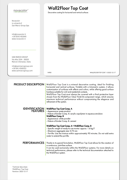 Wall2floor Topcoat (Regular grain)