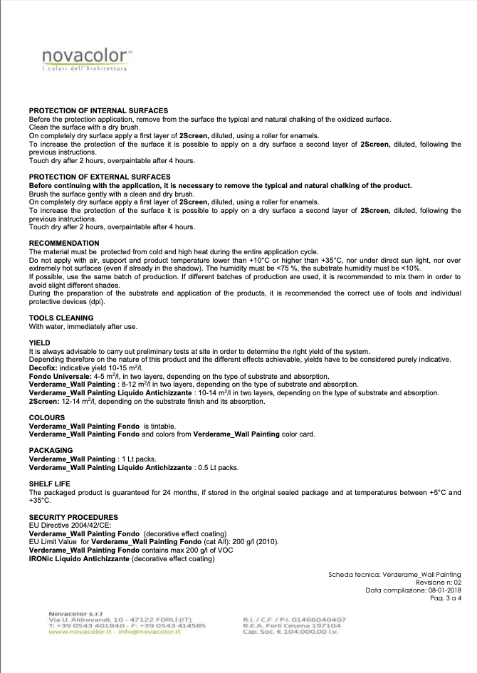 Verderame Copper "Verdigris" System Kit